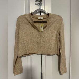 NWT Aritzia cropped cardigan